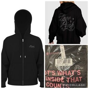 NWT Victoria’s Secret PINK Campus Full Zip Hoodie